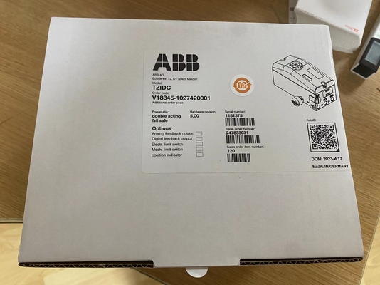 ABB V18345-1027420001 ATEX সার্টিফিকেশন সহ বৈদ্যুতিক নিউম্যাটিক পজিশনার