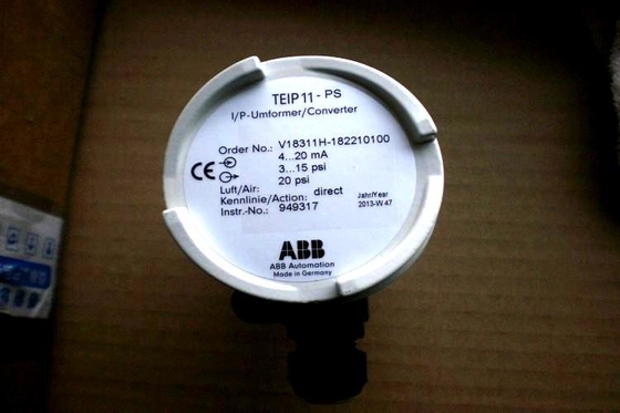ABB TEIP11-PS I/P কনভার্টার 4-20mA থেকে 3-15psi ইলেক্ট্রো-পনিউমেটিক
