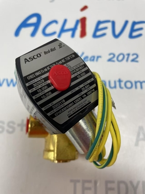 ASCO 8321G001 125DC 3-ওয়ে ব্রাস 1/4 ইন সোলিনয়েড ভালভ
