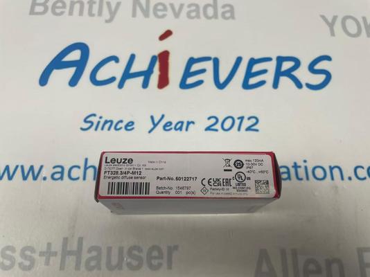 লিউজে 50122717 (মডেল FT328.3/4P-M12) উচ্চ-ক্ষমতা সম্পন্ন শক্তি-নির্ভর ডিফিউজ ফটোইলেকট্রিক সেন্সর