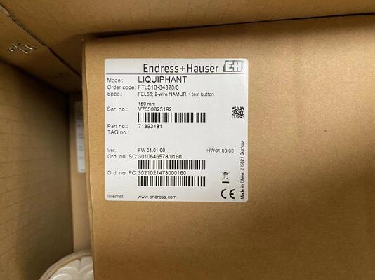 E+H FTL51B-34320/0 Liquiphant SIL-Rated Vibronic Tuning Fork লেভেল সুইচ