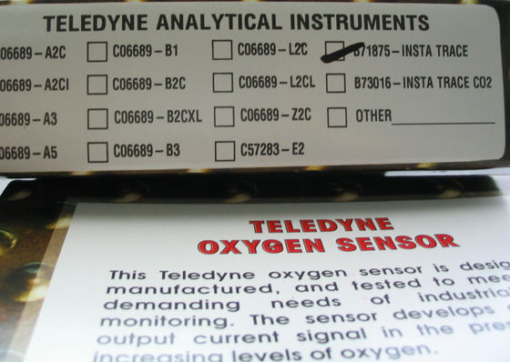 B71875 INSTA TRACE TELEDYNE অক্সিজেন বিশ্লেষকের জন্য জ্বালানী কোষ