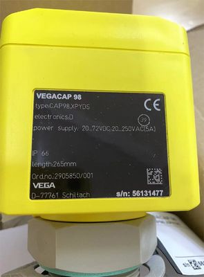 CAP98.XPYDS VEGA লেভেল মিটার রেজল্যুশন লেভেল ডিটেকশনের জন্য ফ্রি ক্যাপাসিটিভ রড প্রোব