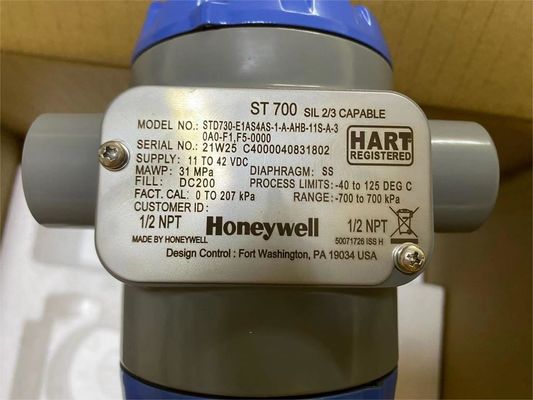 ডিফারেনশিয়াল চাপ HONEYWELL ট্রান্সমিটার স্মার্টলাইন STD700 STD730-E1AS4AS-1-A-AHB-11S-A-30A0-F1 F5-0000 STD730