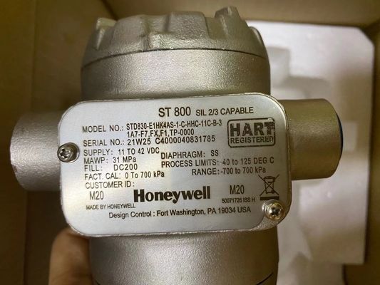 STD830 SmartLine ডিফারেনশিয়াল চাপ HONEYWELL ট্রান্সমিটার STD830-E1HK4AS-1C-HHC-11C-B-31A7-F7 FX F1 TP-0000