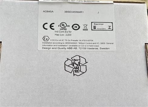 ABB AO845A 3BSE045584R1 অ্যানালগ আউটপুট অতিরিক্ত বা একক 4..20ma