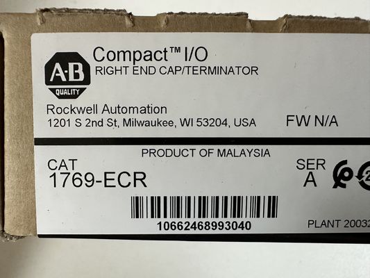 1769-ECR ALLEN BRADLEY পিএলসি পণ্য কমপ্যাক্ট লজিক্স ডান প্রান্তের ক্যাপ