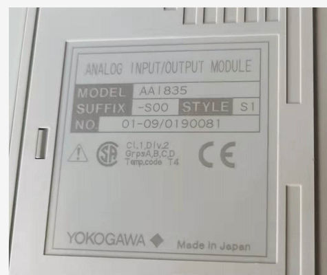 Yokogawa AAI835-S00 অ্যানালগ ইনপুট/আউটপুট মডিউল কোন বিস্ফোরণ সুরক্ষা ছাড়া