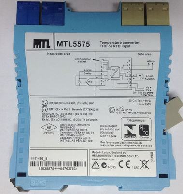 MTL5575 MTL ইন্ডাস্ট্রিজ তাপমাত্রা রূপান্তরকারী