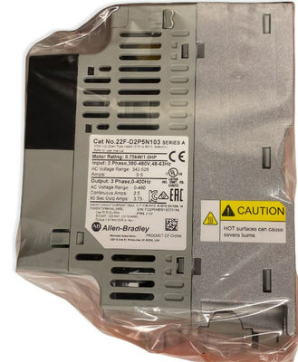 22F-D2P5N103 ALLEN BRADLEY পাওয়ারফ্লেক্স 4M- 0.75 kW (1 HP) এসি ড্রাইভ