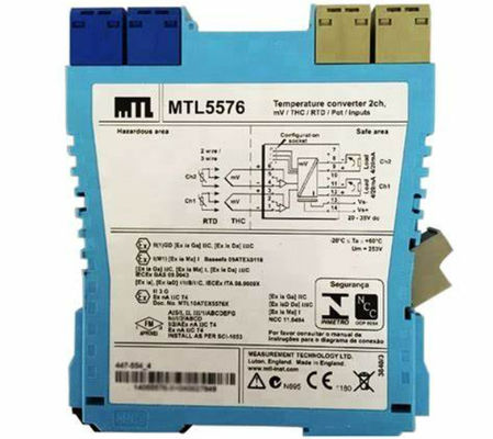 MTL5576-RTD MTL যন্ত্রপাতি 2ch তাপমাত্রা রূপান্তরকারী, RTD