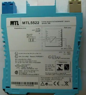 MTL5522 MTL যন্ত্রপাতি সোলিনয়েড / এলার্ম ড্রাইভার চ্যানেলের সংখ্যা এক