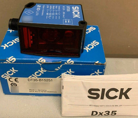 SICK DT35-B15251 লেজার দূরত্ব সেন্সর Dx35 পুরুষ সংযোগকারী M12, 5-পিন