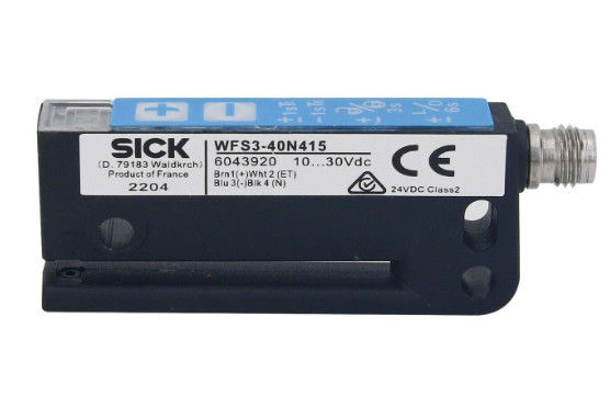 SICK WFS3-40N415 ফর্ক সেন্সর WFS 20 এমএস প্রারম্ভিকীকরণ সময় হালকা/অন্ধকার সুইচিং