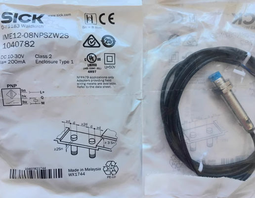 SICK IME12-08NPSZW2S ইন্ডাক্টিভ প্রক্সিমিটি সেন্সর IME সরবরাহ ভোল্টেজ 10 V DC-30 V DC