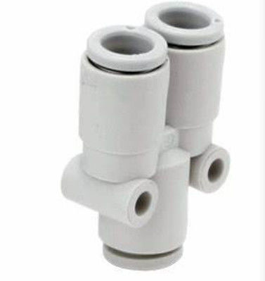 SMC KQ2U06-00A ফিটিং, ইউনিয়ন Y, KQ2 ফিটিং অপারেটিং চাপ পরিসীমা −100 KPa থেকে 1 MPa
