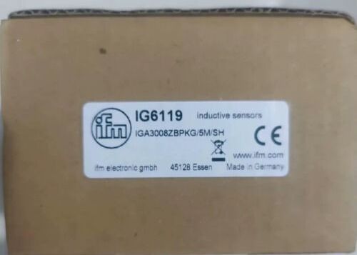 IFM IG6119 24V ভোল্টেজ সরবরাহ এবং IP65 সুরক্ষা সহ ইন্ডাক্টিভ উচ্চ তাপমাত্রা সেন্সর