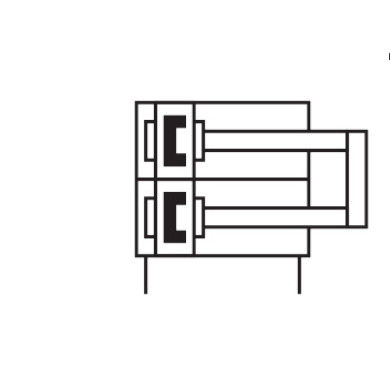 Festo DGST-16-40-PA মিনি স্লাইড 16 মিমি পিস্টন ব্যাসার্ধ উচ্চ শক্তি 241 N 6 বার
