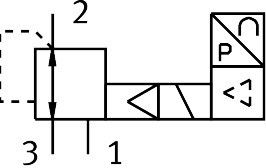 Festo MPPE-3-1/8-6-420-B অনুপাতীয় চাপ নিয়ন্ত্রণ ভালভ বায়ুসংক্রান্ত সংযোগ G1/2