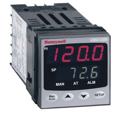 হানিওয়েল DC120L-1-0-0-0-1-0-0 তাপমাত্রা সীমা নিয়ামক, ইউনিভার্সাল ইনপুট, 1/16-DIN, রিলে আউটপুট