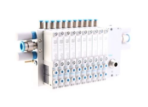 Festo VTUG-10-VRPT-B1T-Q10B-UB-QH6SU-16K+TTSC মাল্টি-পিন প্লাগ বা ফিল্ডবাস সংযোগ সহ ভ্যালভ ম্যানিফোড VTUG