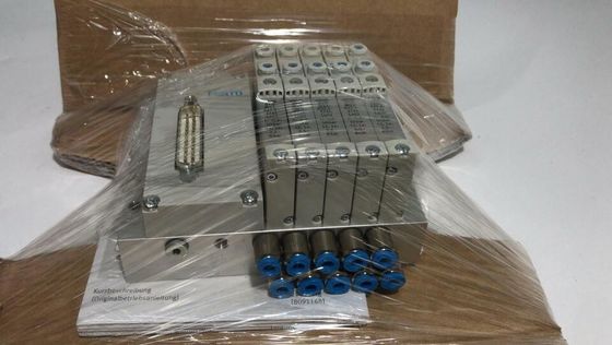 Festo VTUG-10-VRPT-B1T-Q10B-UB-QH6SU-16K+TTSC মাল্টি-পিন প্লাগ বা ফিল্ডবাস সংযোগ সহ ভ্যালভ ম্যানিফোড VTUG