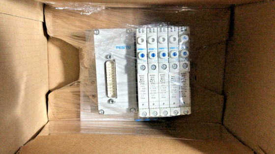 Festo VTUG-10-VRPT-B1T-Q10B-UB-QH6SU-16K+TTSC মাল্টি-পিন প্লাগ বা ফিল্ডবাস সংযোগ সহ ভ্যালভ ম্যানিফোড VTUG