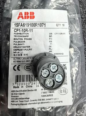 টেকসই এবং নির্ভরযোগ্য CP1-10R-11 শিল্প অ্যাপ্লিকেশনের জন্য ABB চাপ বোতাম