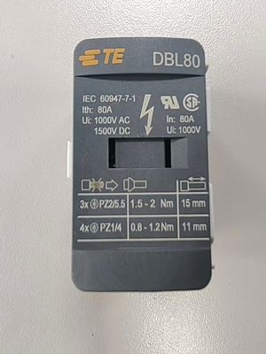 TE সংযোগ / Entrelec DBL80 পাওয়ার ডিস্ট্রিবিউশন ব্লকস রৈখিকতা ত্রুটি 0.1% সুইচিং ফ্রিকোয়েন্সি ≤ 10 Hz ইন্ডাস্ট্রি স্ট্যান্ডার্ড