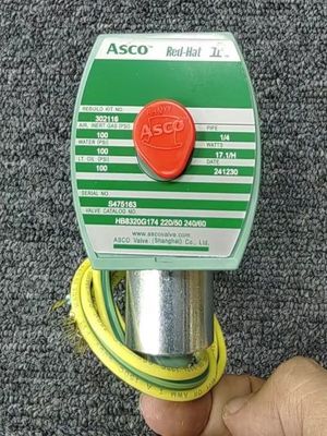 24 ভিডিসি ইনপুট সাপ্লাই রেটিং ASCO 8262G262 রেড-হ্যাট II ডাইরেক্ট অ্যাক্টিং সোলিনয়েড ভালভস সোলিনয়েড অ্যাক্টিভেশন টাইপ