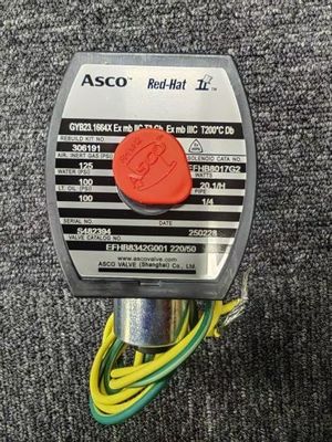 Asco EVMF8316G382V শিল্প অ্যাপ্লিকেশনের জন্য RedHat নিম্ন ক্ষমতা solenoid ভালভ