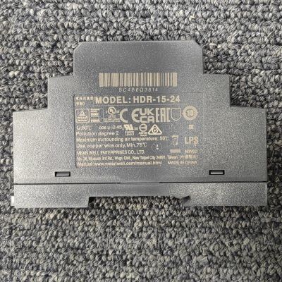 MEAN WELL HDE-15-24 রেল পাওয়ার সাপ্লাই মূল সিলড 1.47 কেজি