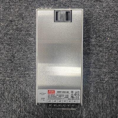 গড় ওয়েল HRP-450-48 48Vdc 9.5A PFC পাওয়ার সাপ্লাই 8 অ্যানালগ আউটপুট কমপ্যাক্ট 100 মিমি x 100 মিমি x 100 মিমি আকার