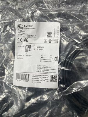 মহিলা কর্ডসেট আইএফএম EVC005 ADOAH040MSS0005H04 তেল এবং শীতল পদার্থ প্রতিরোধী