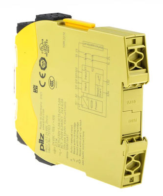 Pilz নিরাপত্তা রিলে 751103 প্রকার PNOZ s3 C 24VDC 2 n/o 3-পয়েন্ট গ্রিপার ফাংশন