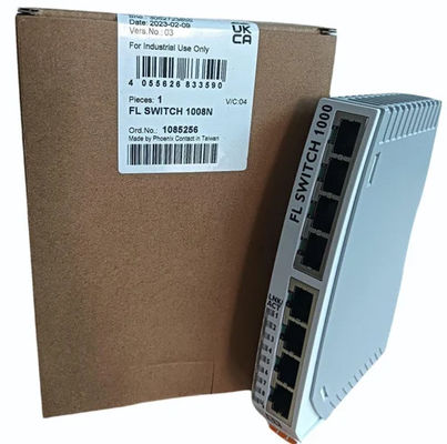 FL সুইচ 1008N 1085256 আইপি 54 সুরক্ষা স্তর এবং 0.05 সেমি -1 সেল ধ্রুবক সহ শিল্প ইথারনেট সুইচ