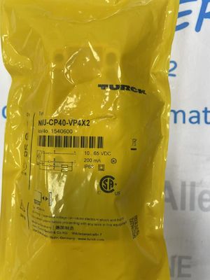 সঠিক নন ফ্লাশ ইনস্টলেশনের জন্য টার্ক NI40U-CP40-VP4X2 ইন্ডাকটিভ ব্লক সান্নিধ্য সেন্সর