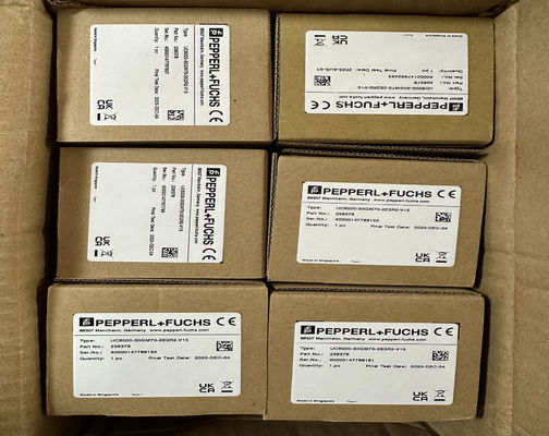 টেকসই P F UC6000-30GM70-2E2R2-V15 আল্ট্রাসোনিক সেন্সর ATEX সার্টিফিকেশন এবং সর্বোচ্চ 5000 পালস গণনা সহ