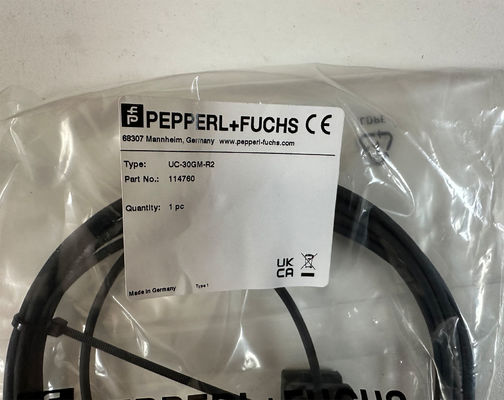 P&F UC-30GM-R2 ইন্টারফেস কেবল সামনের দিকে লেবেলিং এবং ইনপুট ফ্রিকোয়েন্সি 0.001 ... 10000 Hz এর জন্য