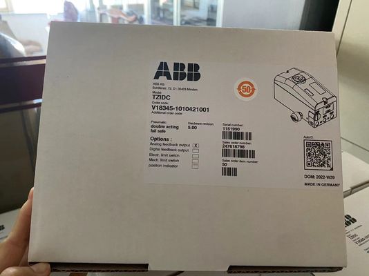 ABB V18345-1010421001 TZIDC 4-20 mA ইনপুট সিগন্যাল সহ ইলেক্ট্রো-নিউম্যাটিক পজিশনার 0-60°C পরিবেষ্টিত তাপমাত্রা