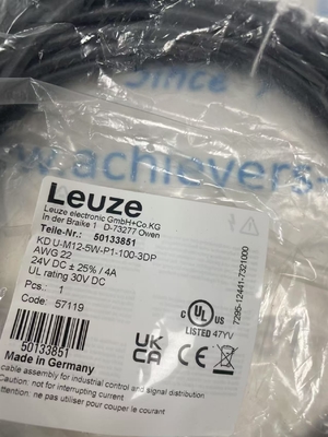 Leuze KD U-M12-5W-P1-100-3DP সংযোগের তার