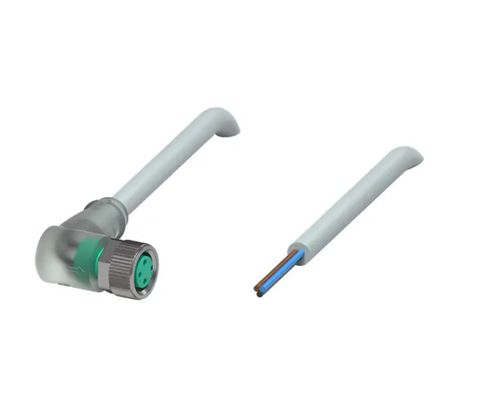 V3-WM-E2-5M-PUR মহিলা কর্ডসেট M12 3-পিন