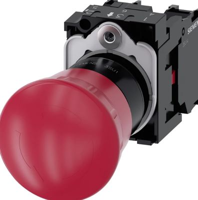 SIEMENS 3SU1100-1HB20 1FH0 EMERGENCY STOP মাশরুম চাপ বোতাম
