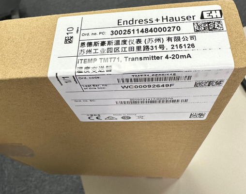 Endress Hauser iTEMP TMT71-10W1/1J5 তাপমাত্রা ট্রান্সমিটার