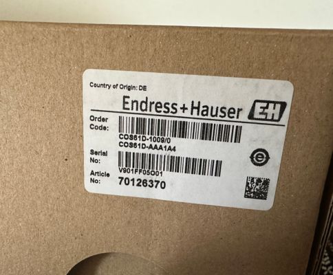 Endress Hauser COS61D-1009/0 Oxymax Memosens অপটিক্যাল দ্রবীভূত অক্সিজেন সেন্সর