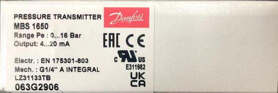 Danfoss MBS 1650 Pressure Transmitter
