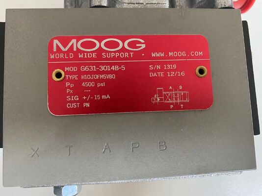 MOOG G631-3014B-5 ইলেকট্রো-হাইড্রোলিক সার্ভো ভালভ