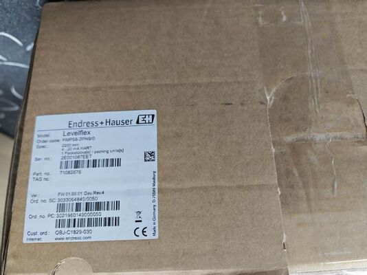 নির্ভরযোগ্য গাইডেড রাডার লেভেল ট্রান্সমিটারের এন্ড্রেস হাউজার FMP56-2PN9/0