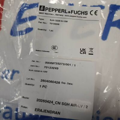 Pepperl+Fuchs NJ4-12GM-N-10M M12 নন-ফ্লাশ NAMUR ইন্ডাক্টিভ প্রক্সিমিটি সেন্সর