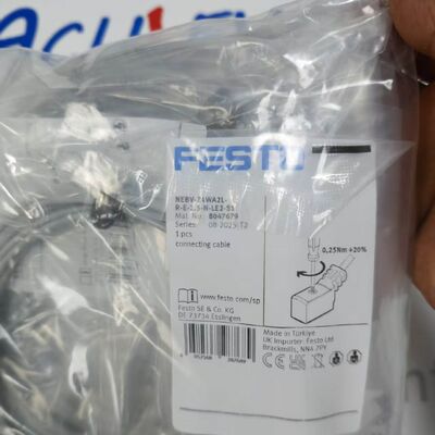 Festo NEBV-Z4WA2L-R-E-2 সোলিনয়েড ভালভ সংযোগ ক্যাবল